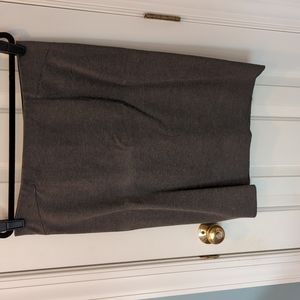 Ann Taylor Gray Stretch Pencil Skirt